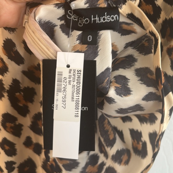 Sergio Hudson silk maxi skirt, size 0, NWT - Picture 8 of 8